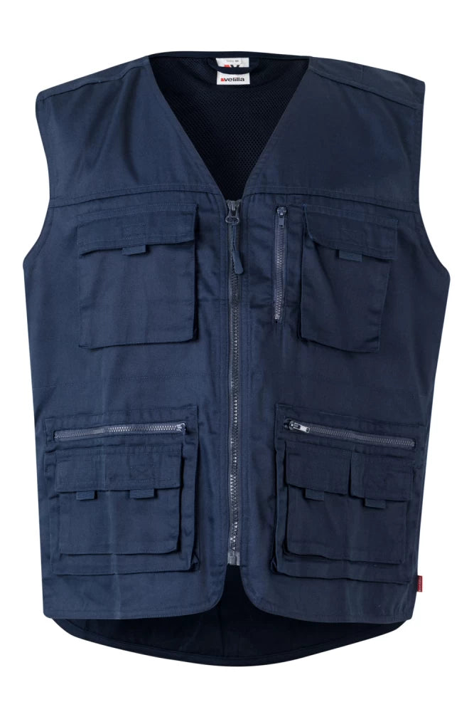 Velilla - Gilet de travail type reporter - 7 coloris