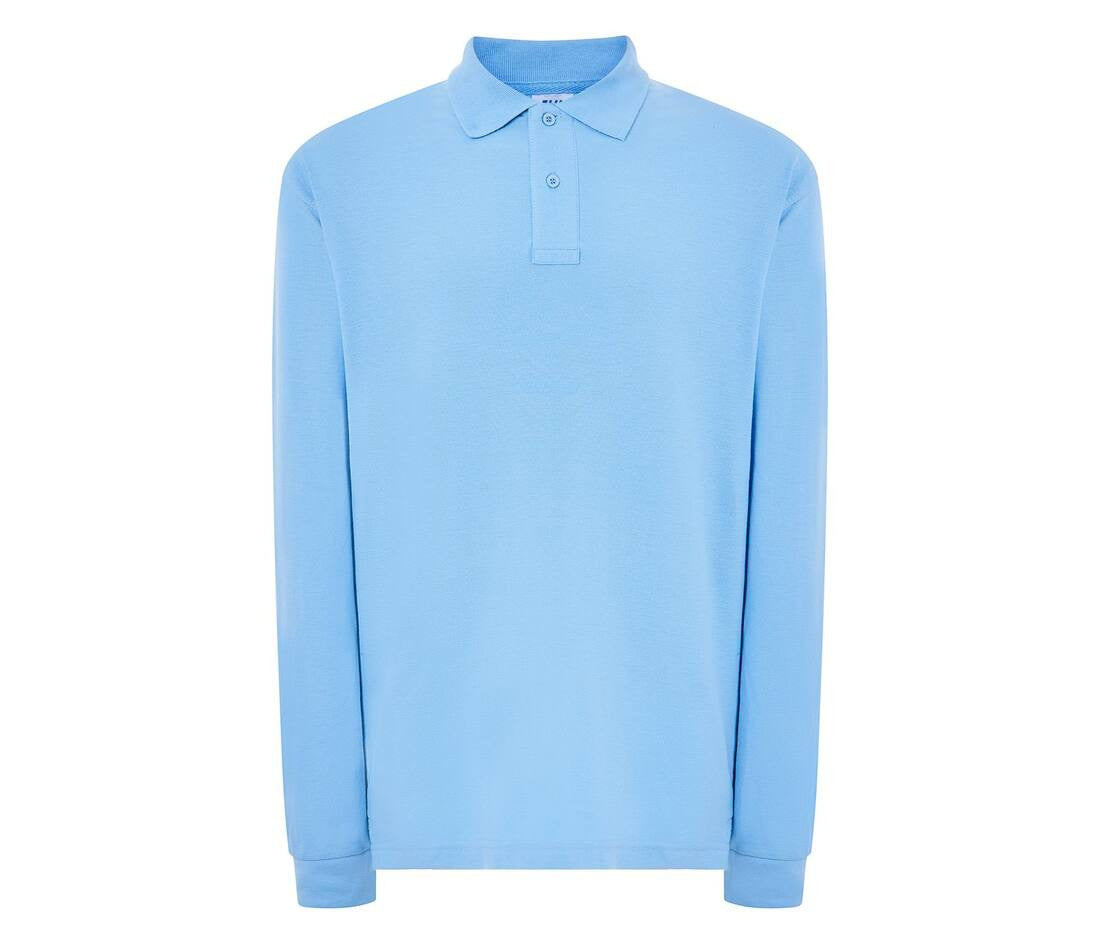 JHK - 182 - Polo manches longues en maille piquée - 10 coloris