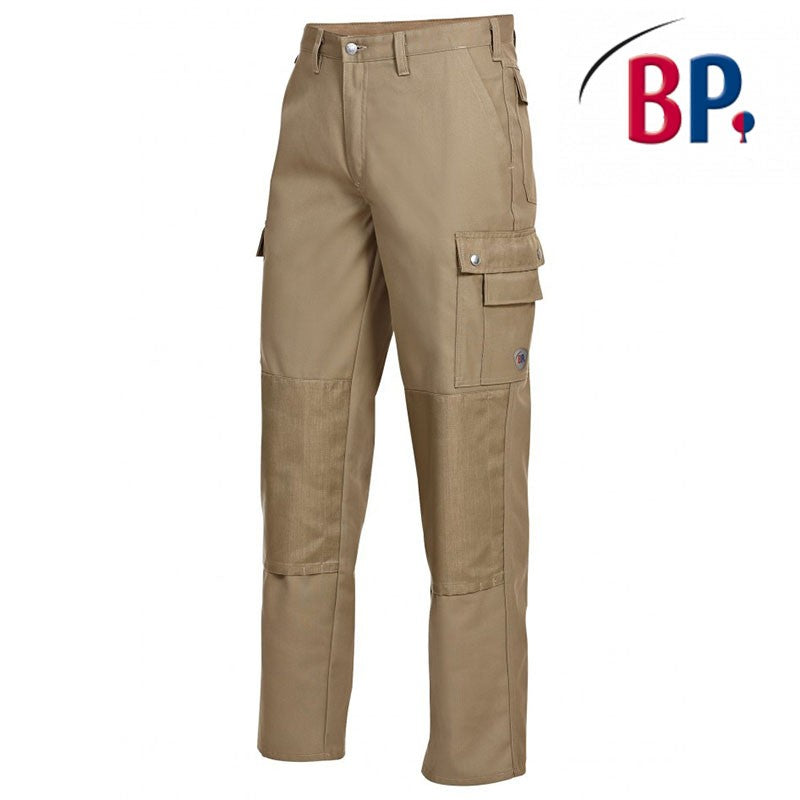 BP - Pantalon de travail basic en coton avec genouillères - 7 coloris