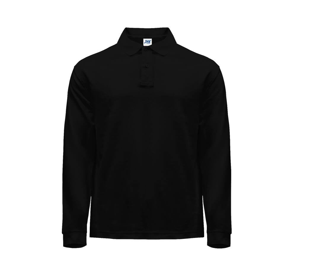 JHK - 182 - Polo manches longues en maille piquée - 10 coloris