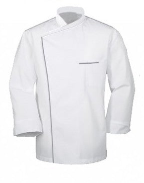 Veste de cuisine manche longue blanche brodée Cuisine ECOFIH