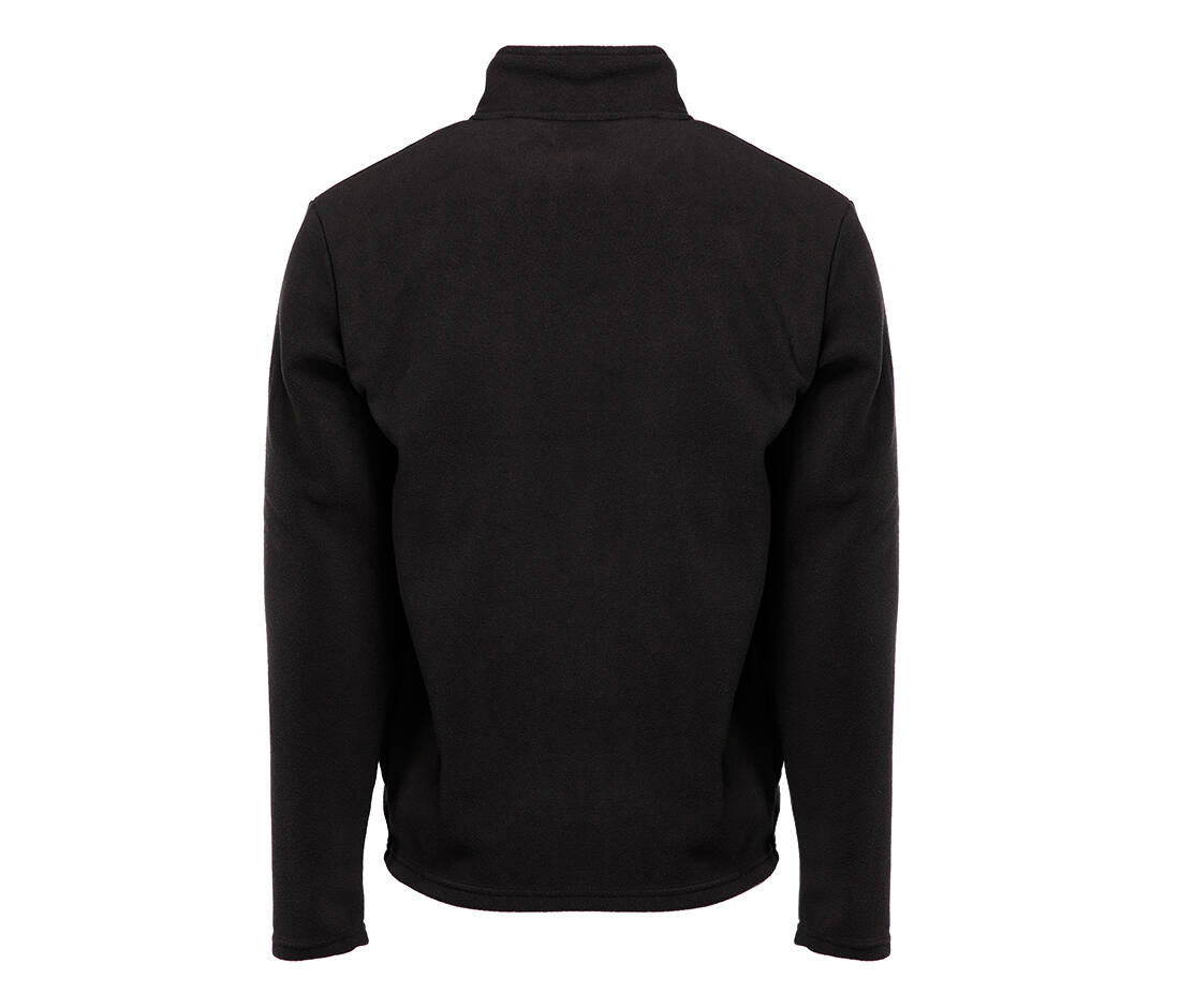 Black&match - Veste polaire noire au zip coloré - 6 coloris