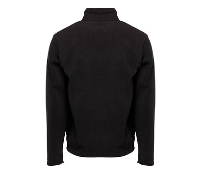 Black&match - Veste polaire noire au zip coloré - 6 coloris