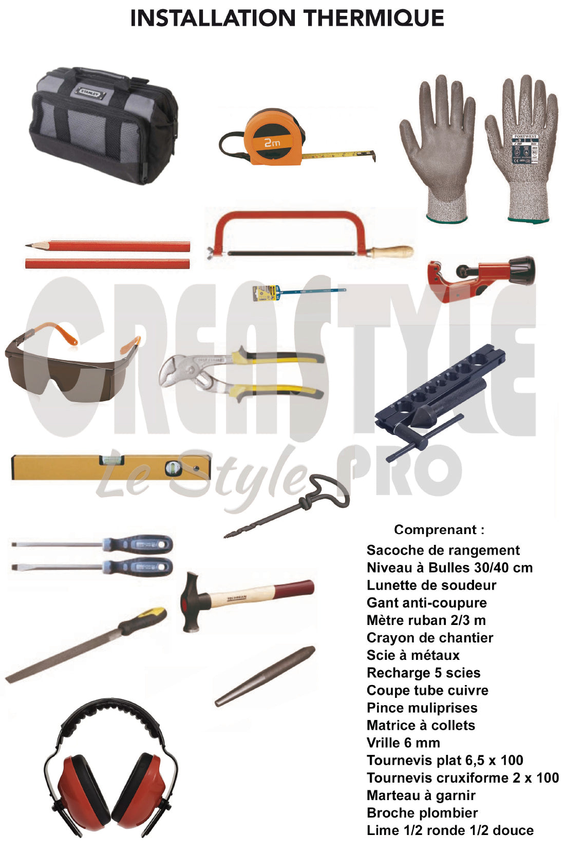 OUTILS - SANITAIRE ET THERMIQUE