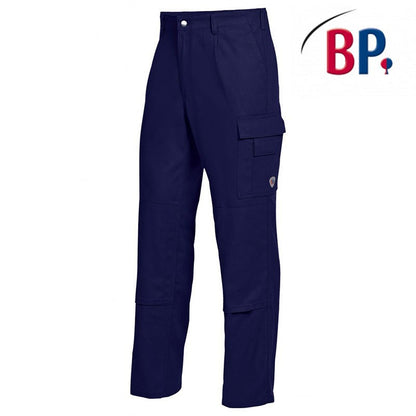 BP - Pantalon de travail basic en coton avec genouillères (taille courte et longue) - 7 coloris