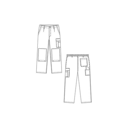 BP - Pantalon de travail basic en coton avec genouillères (taille courte et longue) - 7 coloris