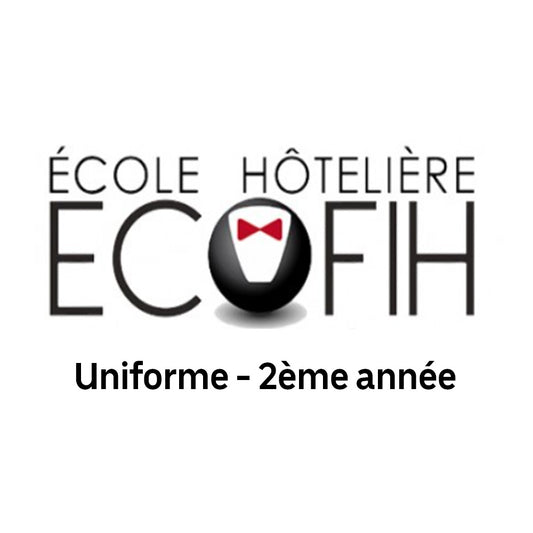 Trousseau uniforme Homme rentrée 2024/ 2025 ECOFIH - 2ème année