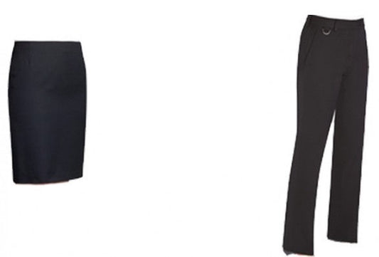 Pantalon de tailleur ou jupe droite Restaurant / Uniforme Femme ECOFIH