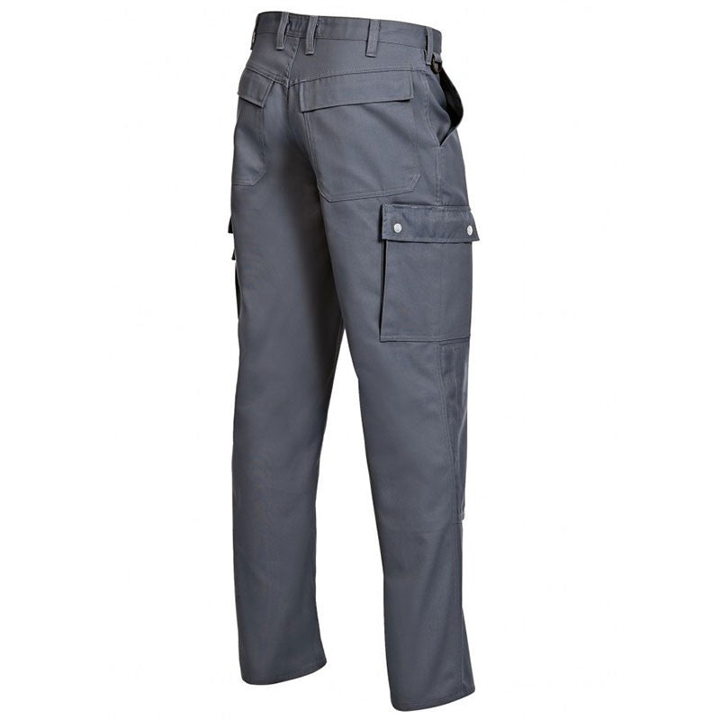 BP - Pantalon de travail basic en coton avec genouillères (taille courte et longue) - 7 coloris